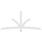 Ekena Millwork Davenport Architectural Grade PVC Gable Bracket, 96"W x 44"H x 2"D x 4"F, 11/12 Pitch GBP096X44X0204DAV00 - alternate 5